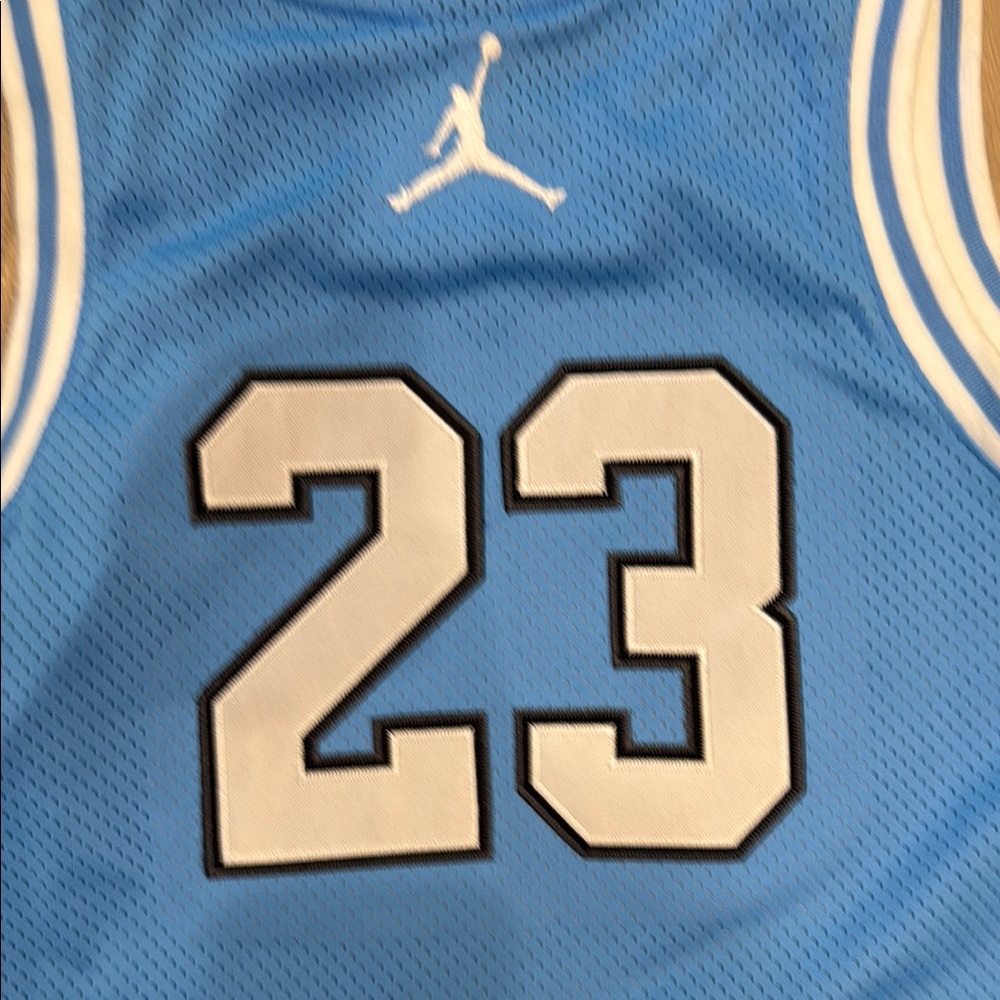 Jordan Black and Blue Basketball Jerseys Classic Design - Picture 13 of 14